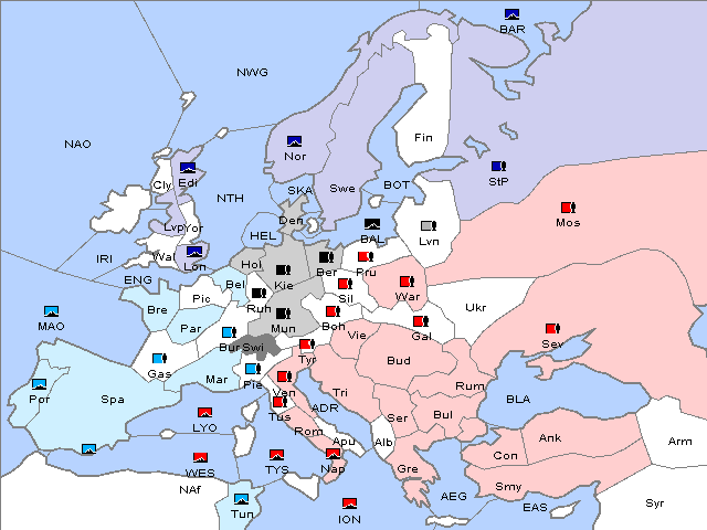 Map Winter 1910 Adjustment
