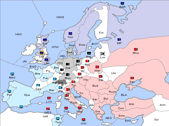Map Winter 1910 Adjustment