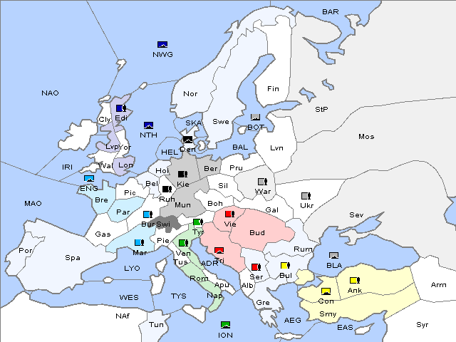Map Fall 1901 Movement