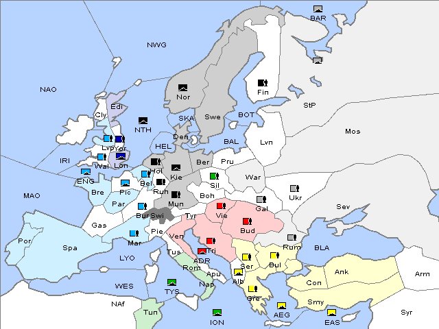 Map Fall 1905 Movement