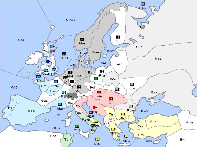 Map Fall 1906 Movement