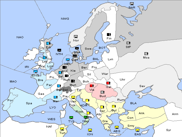Map Fall 1908 Movement