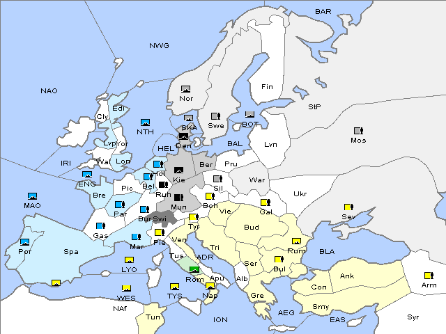 Map Fall 1910 Movement