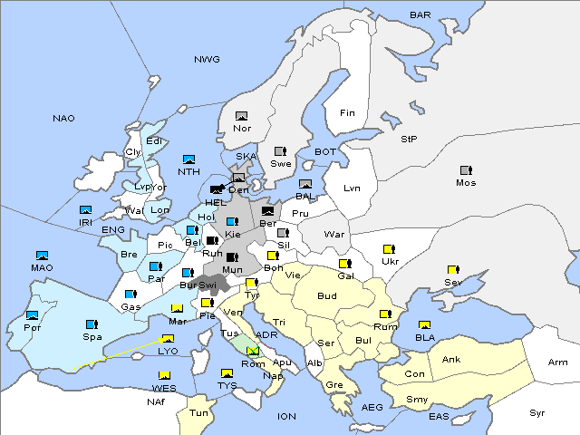 Map Fall 1910 Retreat