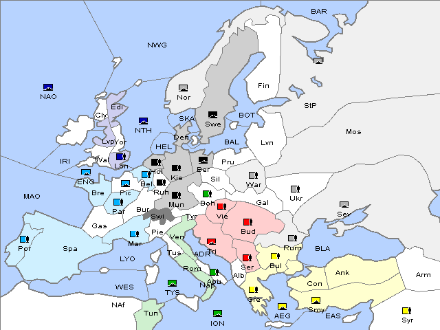 Map Spring 1903 Movement