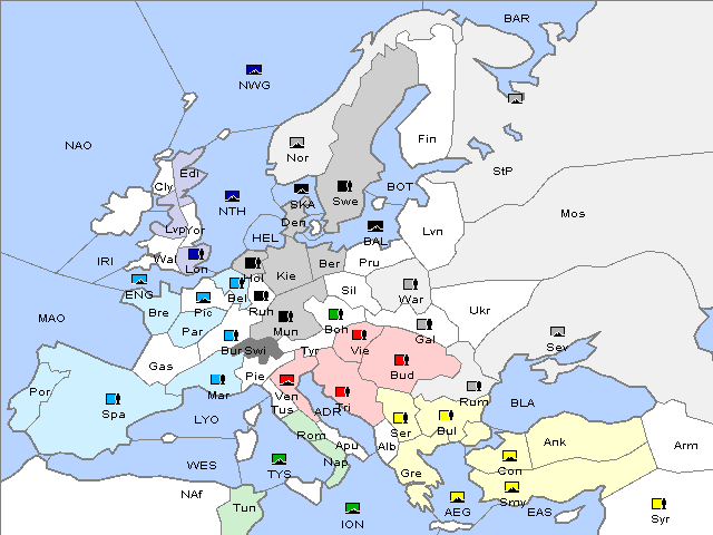 Map Spring 1904 Movement