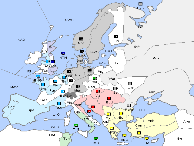 Map Spring 1905 Movement