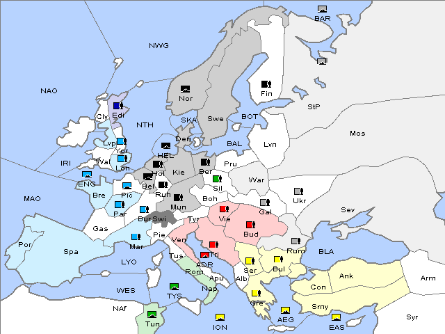 Map Spring 1906 Movement