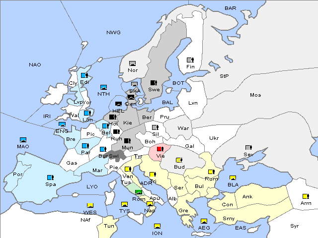 Map Spring 1909 Retreat