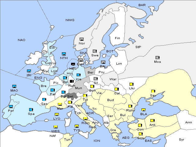 Map Spring 1911 Movement