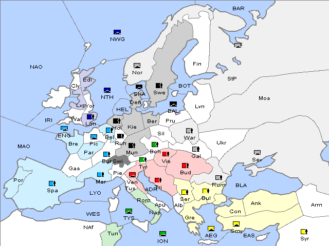 Map Winter 1903 Adjustment