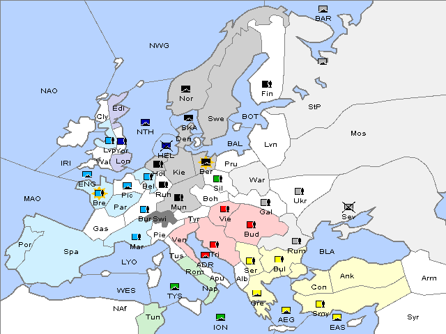 Map Winter 1904 Adjustment