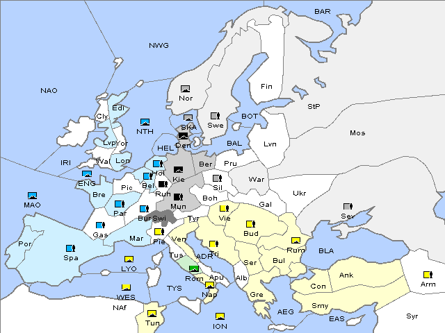 Map Winter 1909 Adjustment