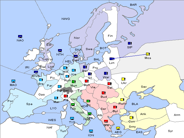 Map Fall 1909 Retreat