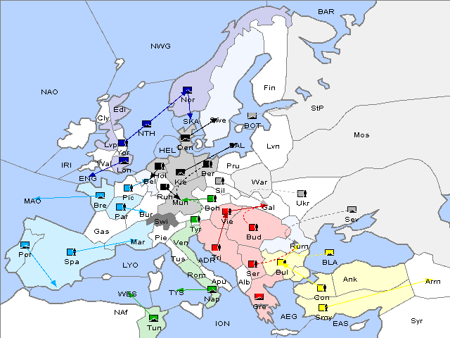 Map Spring 1902 Movement