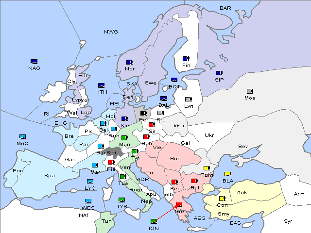 Map Spring 1907 Retreat