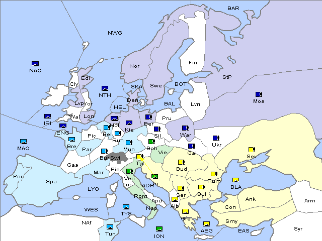 Map Spring 1915 Retreat
