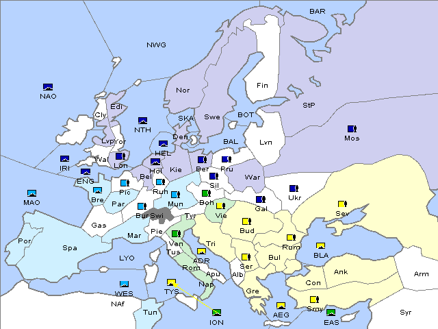 Map Spring 1916 Retreat