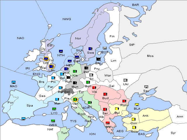 Map Winter 1903 Adjustment