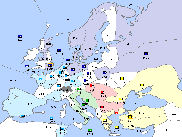 Map Winter 1911 Adjustment