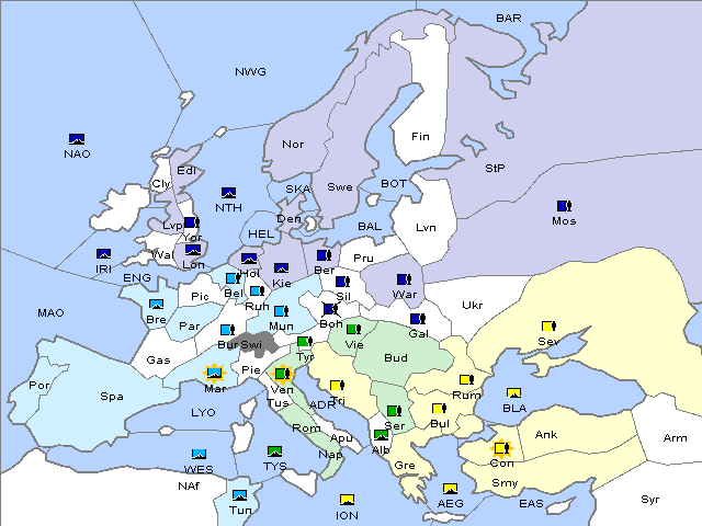 Map Winter 1913 Adjustment