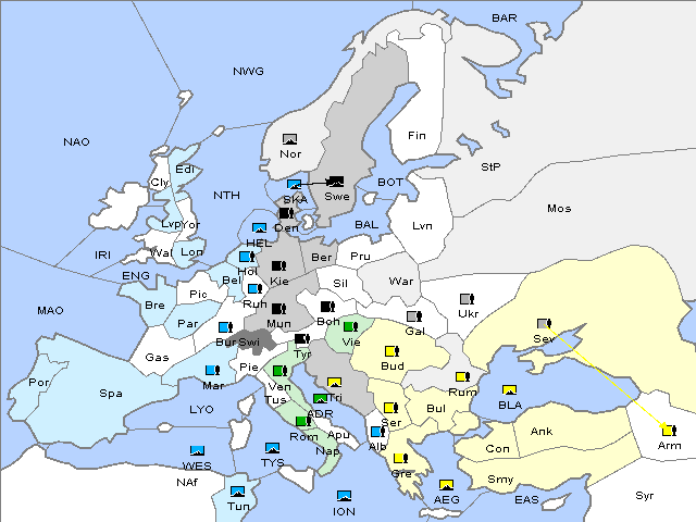 Map Spring 1910 Retreat