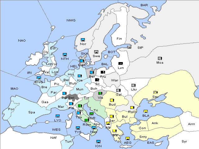Map Spring 1911 Retreat
