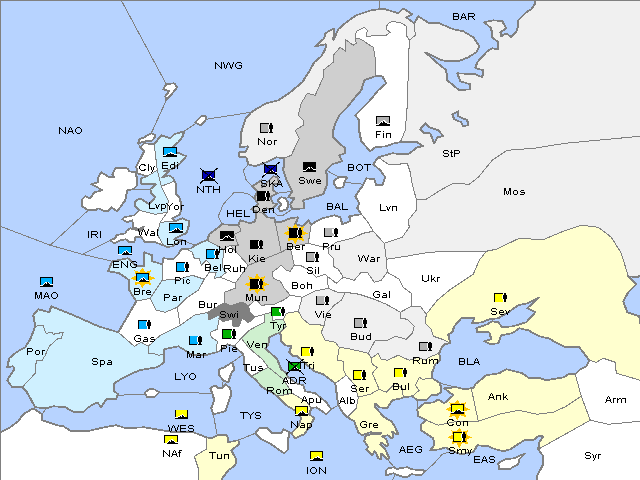 Map Winter 1904 Adjustment