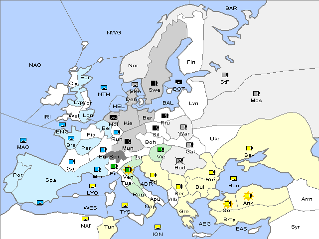 Map Winter 1905 Adjustment