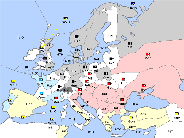 Map Fall 1910 Retreat