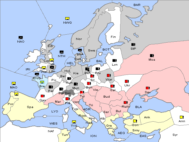 Map Fall 1914 Retreat