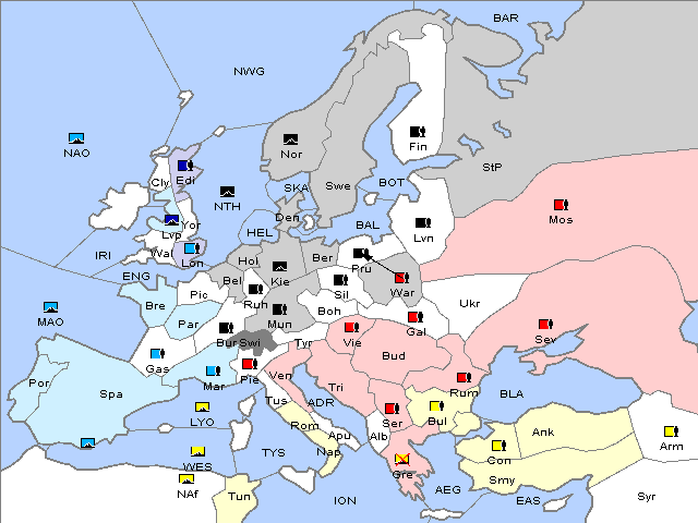 Map Spring 1906 Retreat
