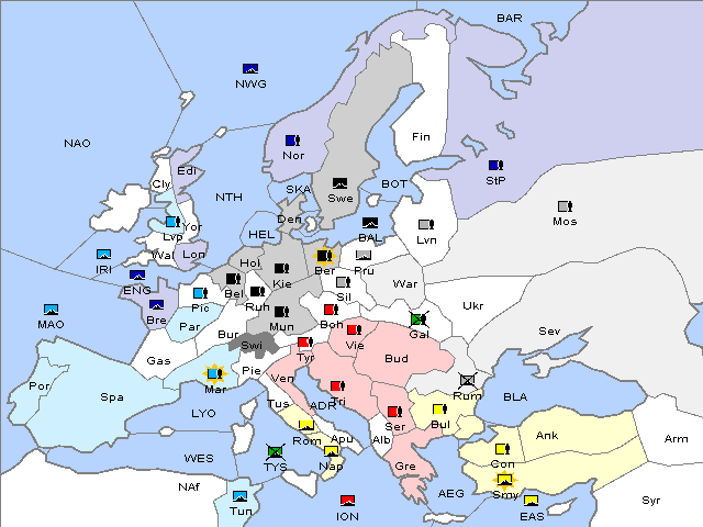 Map Winter 1903 Adjustment