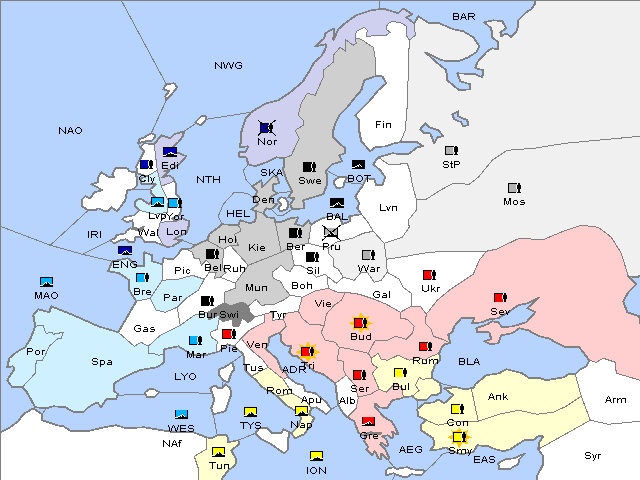 Map Winter 1904 Adjustment