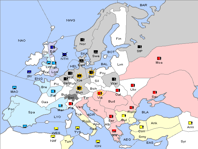 Map Winter 1905 Adjustment