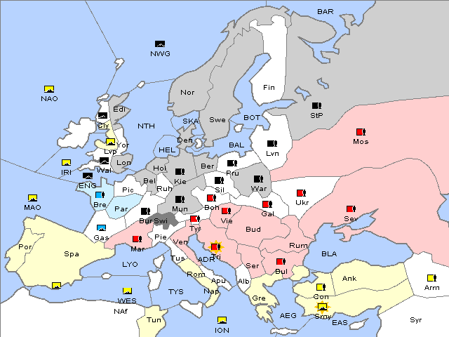 Map Winter 1911 Adjustment