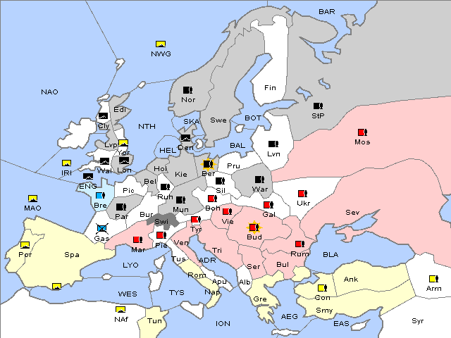 Map Winter 1913 Adjustment