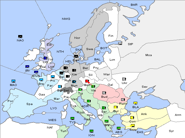Map Fall 1906 Retreat