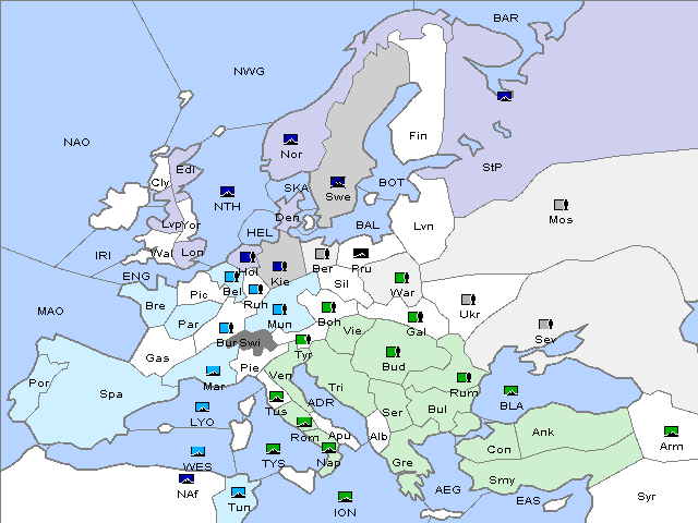 Map Fall 1912 Retreat