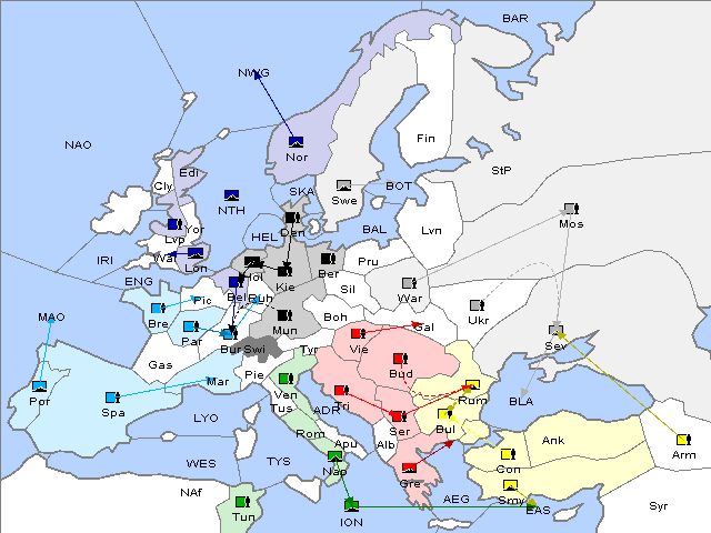 Map Spring 1902 Movement