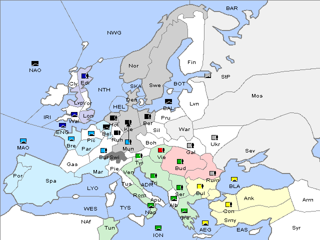 Map Spring 1906 Retreat
