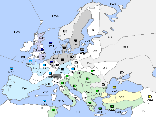 Map Spring 1908 Retreat