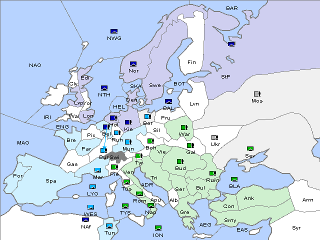 Map Spring 1913 Retreat