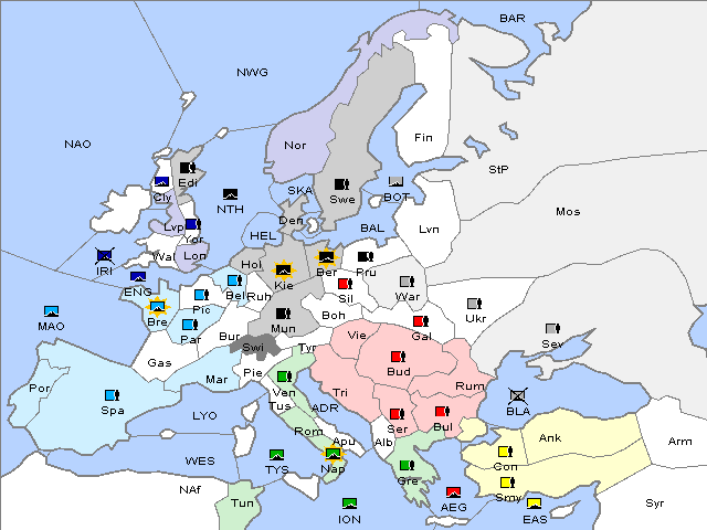 Map Winter 1903 Adjustment