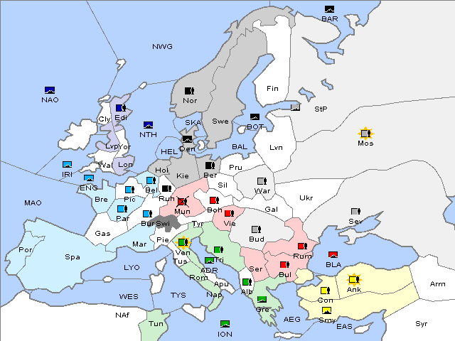 Map Winter 1904 Adjustment