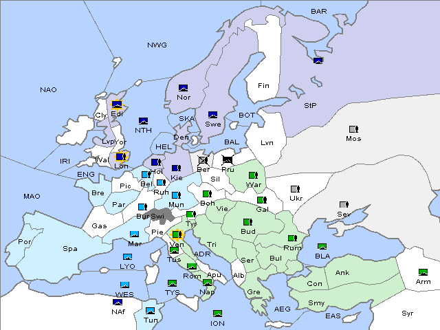 Map Winter 1912 Adjustment
