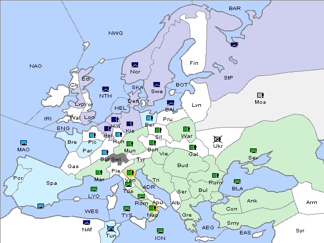 Map Winter 1913 Adjustment