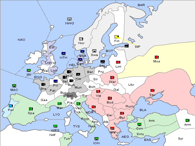 Map Fall 1906 Retreat