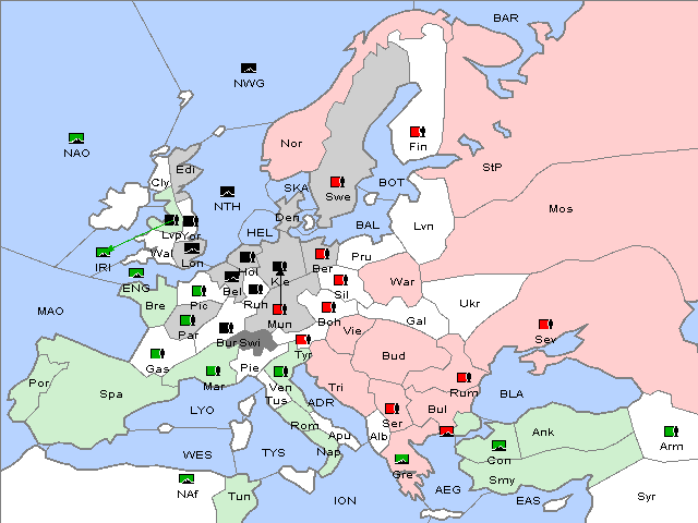 Map Fall 1909 Retreat