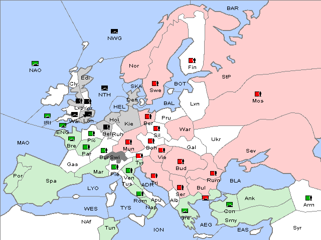 Map Fall 1910 Retreat
